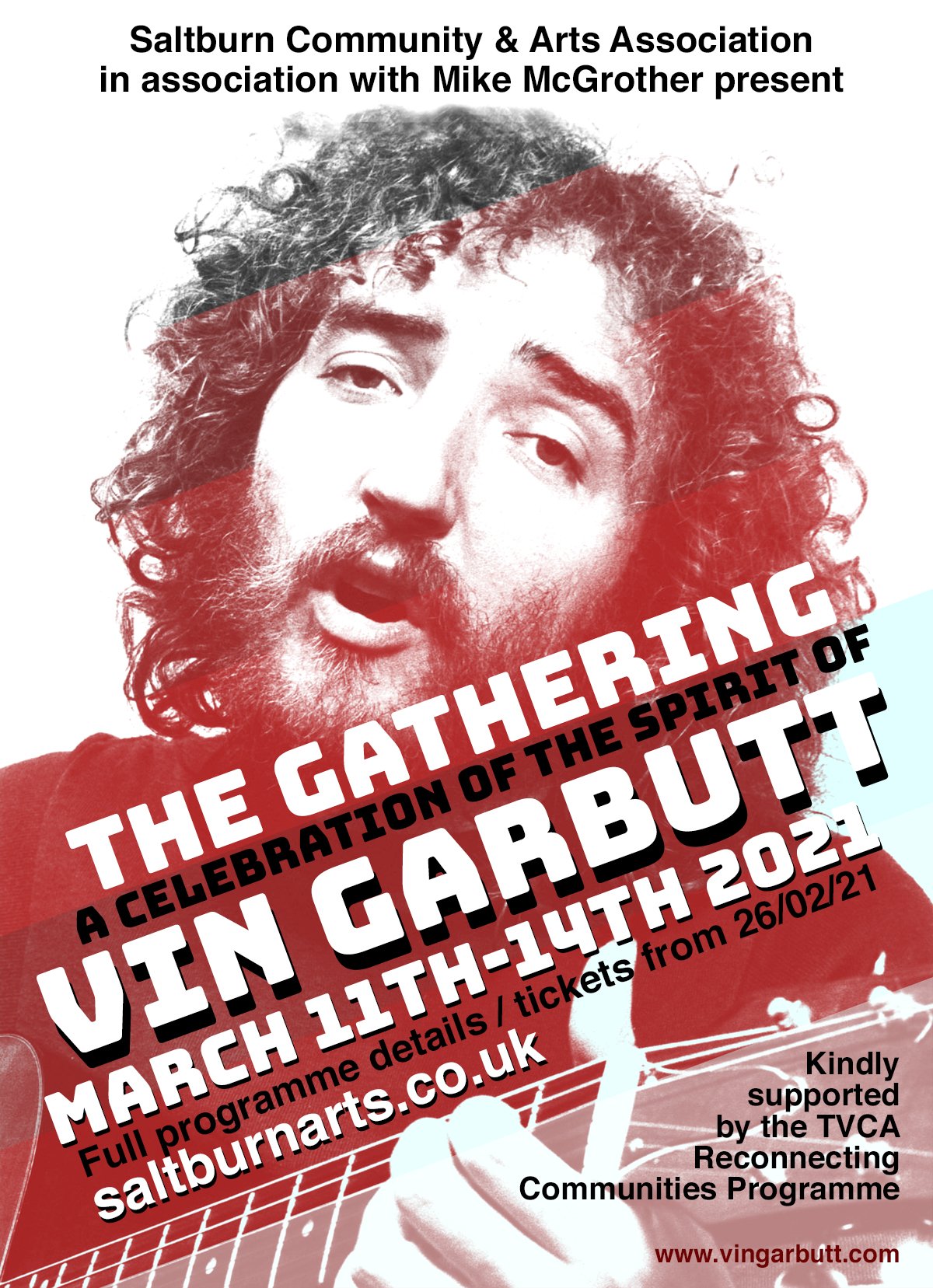 Vin Garbutt Celebration March 11th to 14th 2021